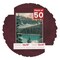 Dark Red Suede Mat Board for 13x19 Frames - Fits 12x15 Photos